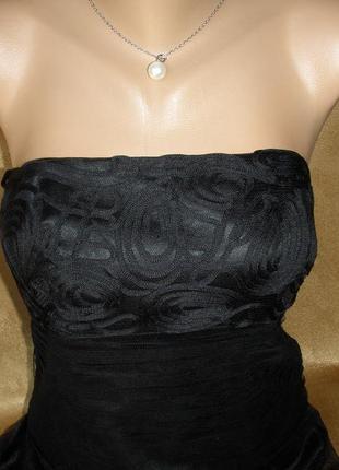 Супер платье черное и сеточка-от monsoon -новое2 фото