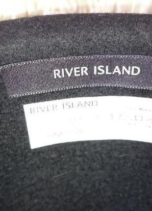 Брендовая шляпка river island (великобритания) из натуральной шерсти, новая с этикеткой9 фото