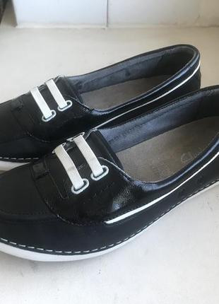 Туфли мокасины clarks 37р. оригинал