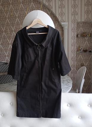 Джинсовий тренч-плаття 8