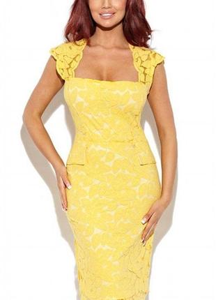 Желтое платье от amy childs