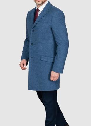 Пальто arber мужское синее новое р.50-52