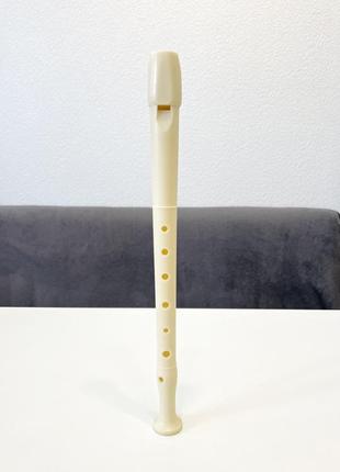 Флейта музыкальная пластиковая, дудочка из пластика1 фото