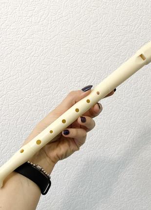 Флейта музыкальная пластиковая, дудочка из пластика3 фото