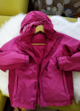 Куртка, дівчинка, 7-8 років, зима/ весна,тепла , спортивная , не продувается