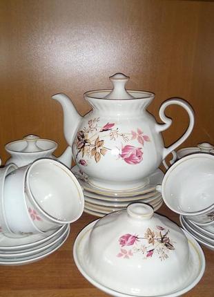 Великий чайний сервіз голландська троянда