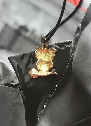 Золотистый кулон сова accessorize2 фото