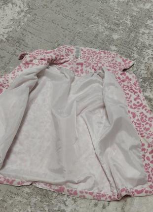 Нарядное, удобное демисезонная текстильная курточка или плащик на девочку 6-7 л. 122-128 рост.10 фото