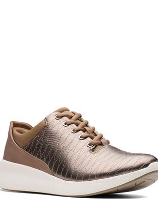 Шкіряні кросівки clarks un alfresco lo