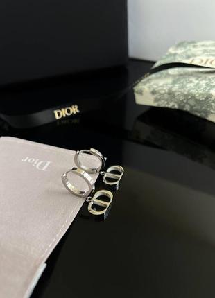 Серьги в посеребрении