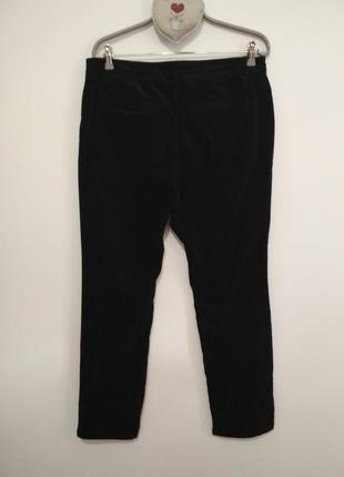Роскошные фирменные котоновые стрейчевые вельветовые черные брюки супер качество!6 фото