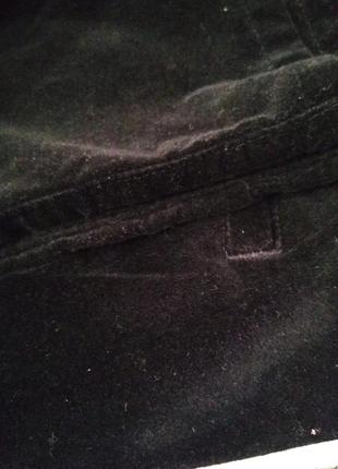 Розкішні фірмові котонові стрейчеві чорні вельветові штани супер якість!10 фото