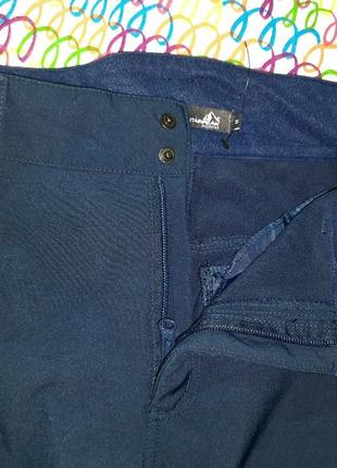 Синие горнолыжные брюки штаны mountain peak. размер-м4 фото