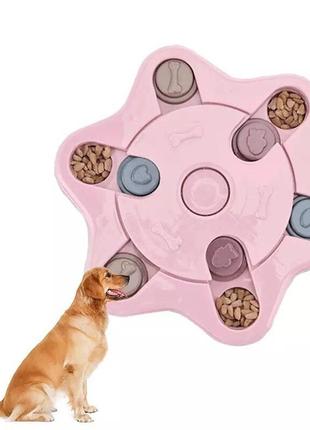 Миска для собак и котов puzzle eating интерактивная развивающая