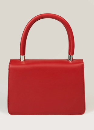 Кожаная каркасная сумка-чемоданчик кросс-боди через плечо 2 цвета2 фото