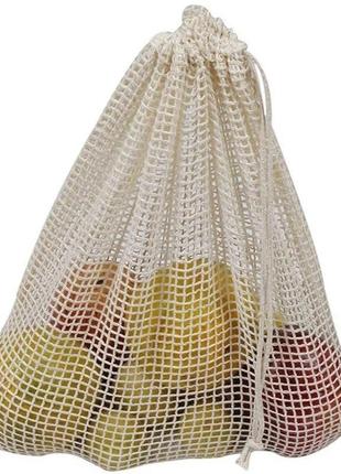 Еко мішечок (26,5*44см) багаторазовий для покупок або зберігання