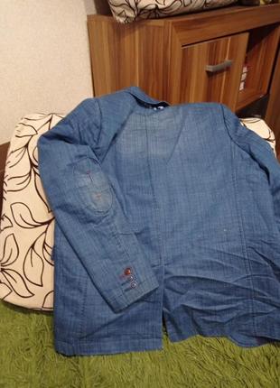 Нарядный подростковый пиджак под джинс5 фото
