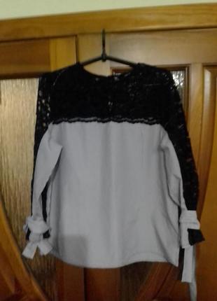 Блуза жіноча zara basic collection.3 фото