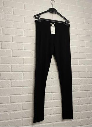 Чёрные базовые лосины h&m
