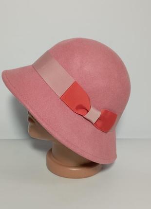 Елегантний капелюшок вовняна, фетровий.1 фото