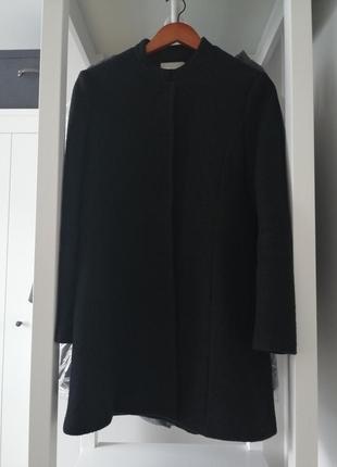 Вовняне чорне півпальта оригінал stefanel