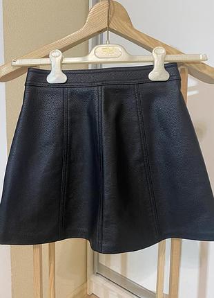 Спідниця кожзам bershka 3