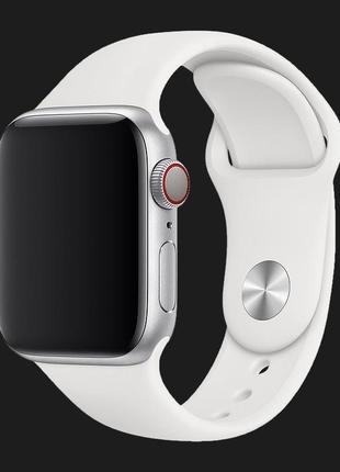 Ремешок apple watch silicone 42/44 mm white1 фото