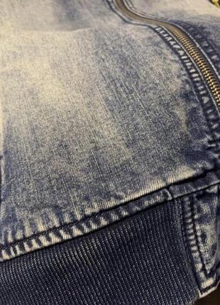 Женская джинсовая куртка5 фото