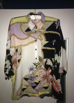 Красива блуза в стилі версаче фірми mavi р xs