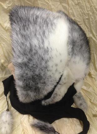 Жіноча косинка з натуральної норки кретовки