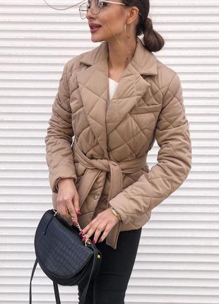 Куртка-піджак стьобана