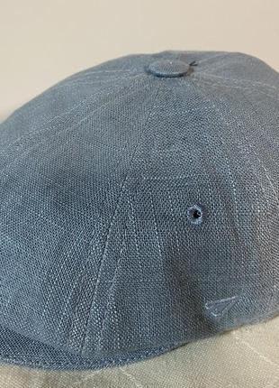Кепка чоловіча лляна колір світло сірий 59