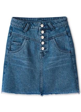 Стильная качественная джинсовая юбка