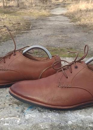 Шкіряні туфлі, броги clarks broyd walk3 фото