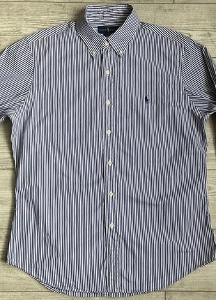 Сорочка\рубашка ralph lauren slim fit striped shirt3 фото