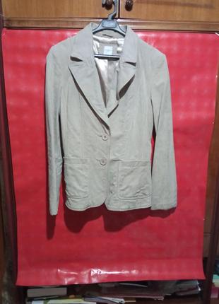 Піджак new look, натуральна замша, розмір м-л