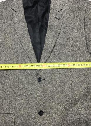 Фирменный шерстяной мужской серый пиджак жакет блейзер topman оригинал6 фото