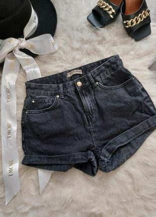 Стильные джинсовые шорты качественные короткие в идеальном состоянии 🖤h&m🖤