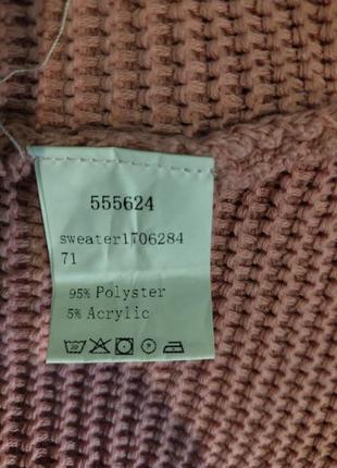 Стильный свитер рукава розового цвета4 фото