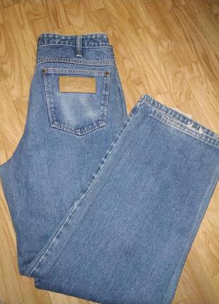 Втнтажнын джинсы плотные мом 100% коттон ,высокая посадка 33р.1 фото