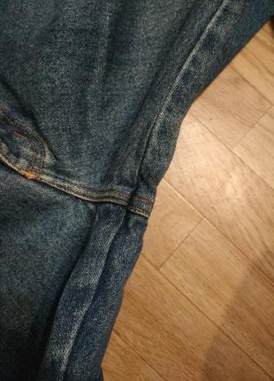 Втнтажнын джинсы плотные мом 100% коттон ,высокая посадка 33р.9 фото