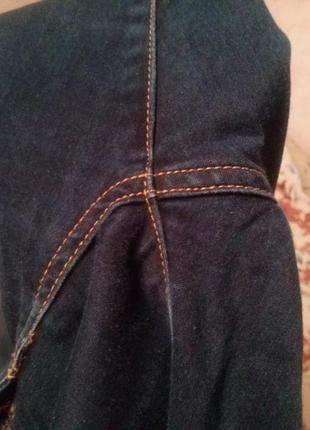 Темно-синие зауженные джинсы cache cache3 фото