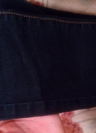 Темно-синие зауженные джинсы cache cache2 фото