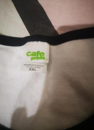 Крутєйша біла футболка з написом i'm the boss!, кофта фірми cafe press, біло-чорна4 фото