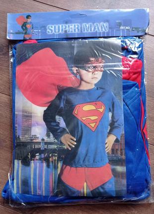 Карнавальный костюм супермен супермена 6-9 лет (120-140 см) продажа7 фото