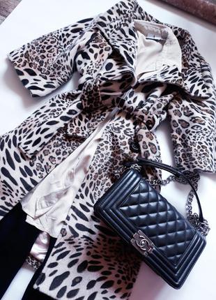 Леопардовое пальто люкс бренд max mara оригинал2 фото