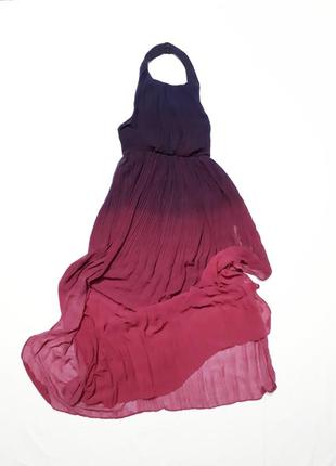 Сарафан довга сукня в підлогу по типу плісе з відкритою спиною р s-m1 фото