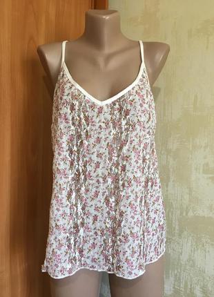 Ніжна майка в білизняному стилі.великий розмір!