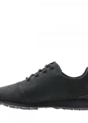 Нубукові кросівки clarks floura craft black2 фото