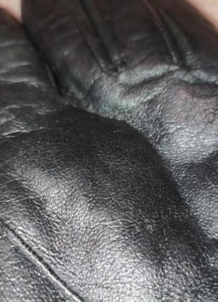 Кожаные женские перчатки